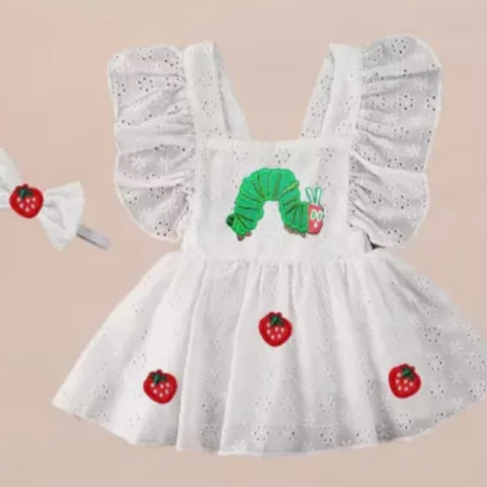 Hungry Caterpillar Birthday Romper Dress Clothes